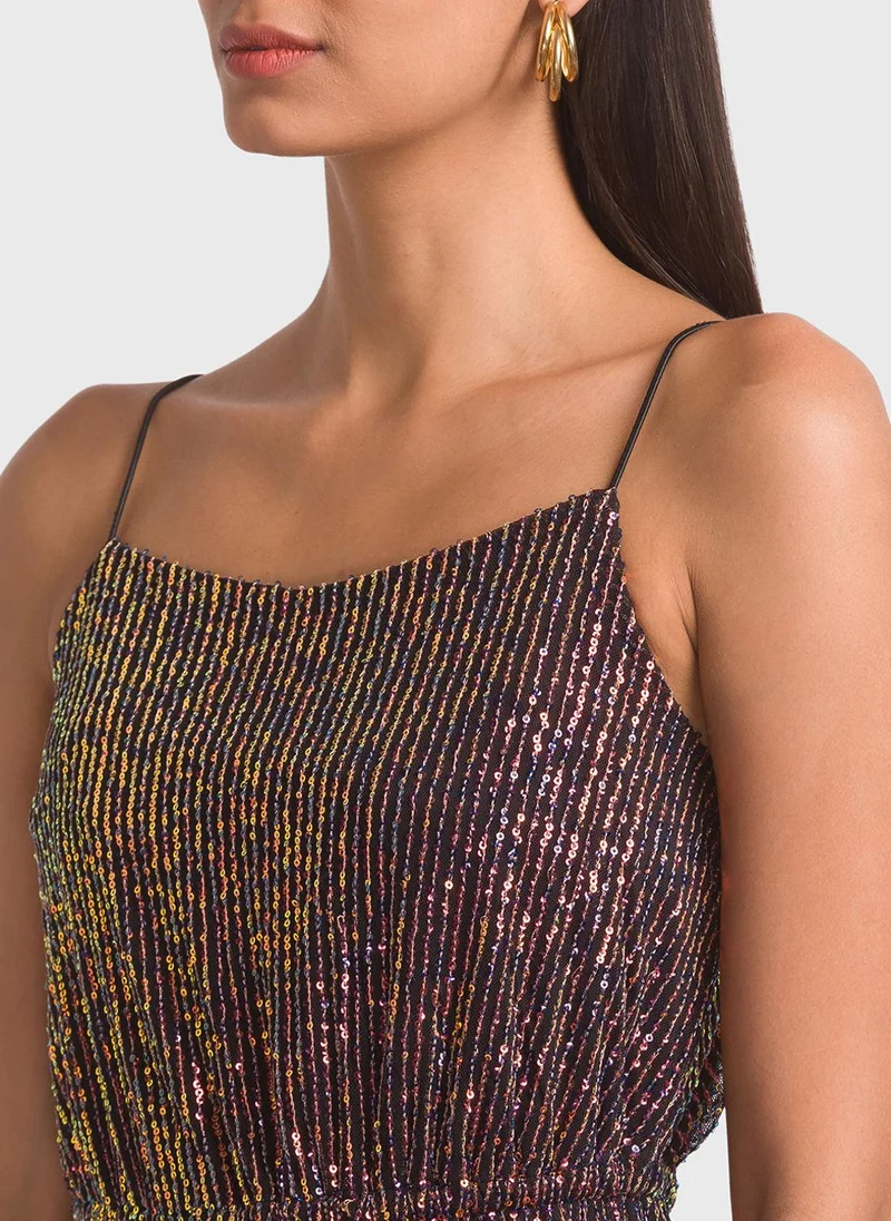 globus Globus Women Animal Print Net Fit & Flare Party Dress